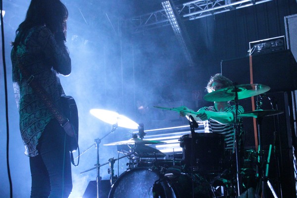 Blood Red Shoes live (Credit Valerie Masyuta/MusikBlog)