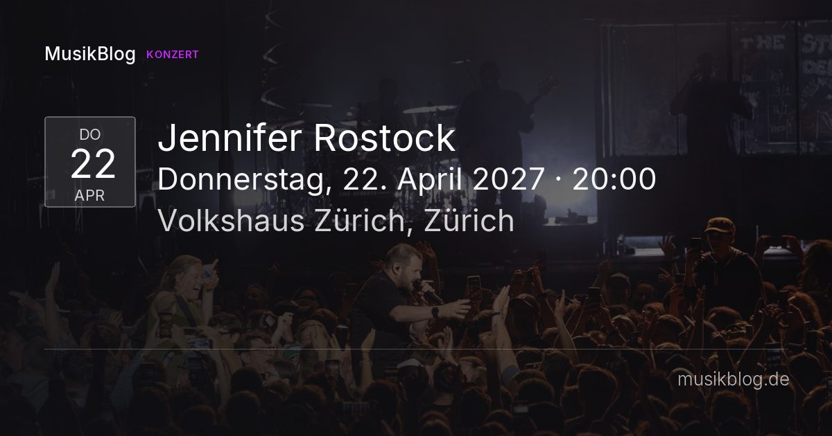 Jennifer Rostock – Volkshaus Zürich, Zürich | MusikBlog